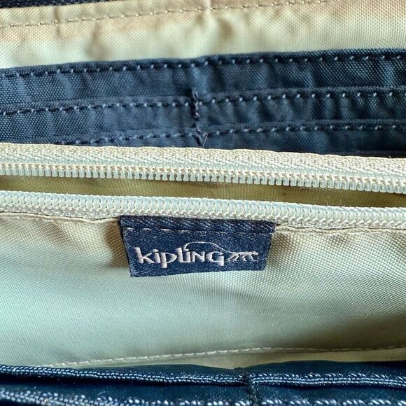 Kipling Blue Zip Up Money World Wallet - Picture 10 of 15